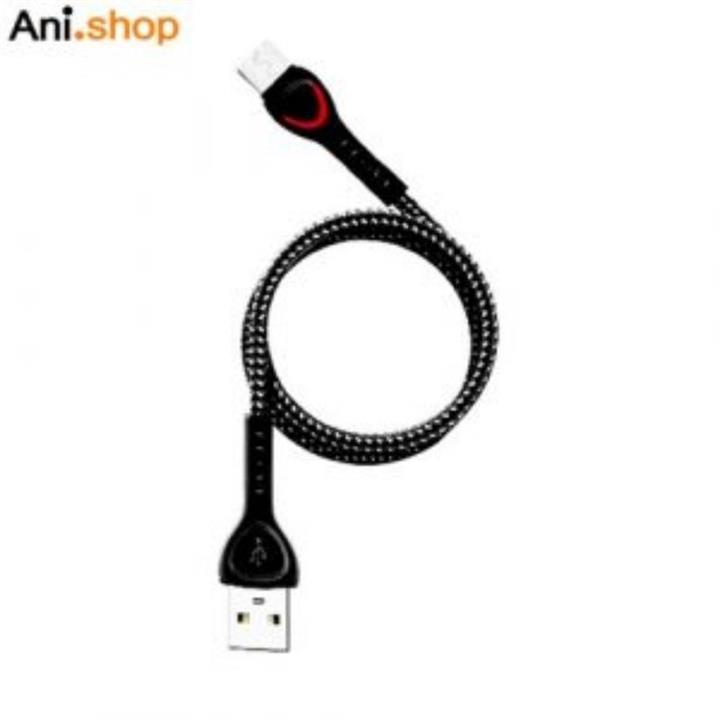 کابل تبدیل USB به USB-C الدینیو هفت رنگ مدل LS481 طول 1 متر